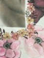 Fashion Printed Flower border  Shawl Chiffon Hijab Georgette Scarf Women Beach Sunscreen Shawl Muslim Hijab Wrap Headscarf. 