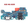 USB Charger Port Jack Dock Connector Charging Board Flex Cable For Samsung Galaxy A32 4G A325 / A32 5G A326. 