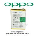 Oppo_ A1K Battery Replacement BLP711 Battery With 4000mAh Capacity-Silver. 