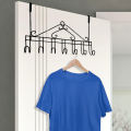 Home & Office over door hanger easy to install & remove , save space & organizer your clothes, jacket, hat, belt purse, towel washroom & kitchen organizer, hang & remove utensils easily, 12 hooks hanger. 