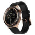 Zero® Lunar 360 Smartwatch 1.43" AMOLED Display |  Calling, Full Health Tracking, Voice Assistant | Premium Zinc Alloy Body with Leather+TPU Strap | Unisex Smartwatch for Android & iOS. 