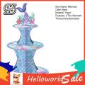 Mermaid Cupcake Stand 1 Set Mermaid Cake Stand 3 Tier Cupcake Holder Dessert Storage Rack Tower Baby Shower Girls Birthday Party Supplies Cupcake Holder. 