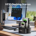 ORICO 6228US3 C Dual Bay HDD Docking Station with Offline Clone SATA to USB 3.0 External Hard Drive Docking for 3.5/2.5 HDD SSD. 