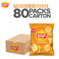 Lays French Cheese Rs. 20 - Pack of 80. 