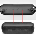 Silicone Case for Anker Soundcore Motion+ Bluetooth Speaker Waterproof Rubber Travel Carry Pouch with Carabiner(Black). 