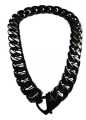 Black/Silver/Golden Cuban Link Chain Wrist / Hand Bracelet for Men / Boys - Mens Jewellery. 