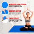 Extra Thick Yoga Mat for Women, Men, and Kids, Professional TPE Yoga Mat, Workout Mat for Yoga, Pilates, and Floor Exercises (Random Colors), Pack of 1 Non-Slip Yoga Mat for Personal Home and Gym Use. 