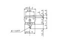 Sanwa OBSF-30 Push Button For Arcade Fightstick - Grey. 
