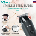 VGR V-937 USB Charging Barber Professional Hair Clipper | Cordless Hair Trimmer for Men with LED Display. 