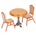 Dollhouse Table Chairs Kitchen Furniture, Vintage Style Miniature Table Chair for House Models for Crafts. 