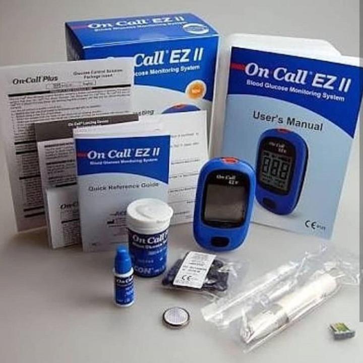 On Call Plus Original Sugar Check Machine With 10 Strips