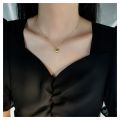 Enacolor New Simple Gold Metal Love Heart Pendant Necklace for women Fashion Necklaces Chain Accessories Jewelry Party. 