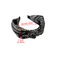 Retro Women Hairbands Classic Plaid Floral Headbands Knot Girls Headbands Turban Korean Style Hair Accessories. 