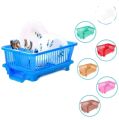 3 in 1 Fancy Plastic Plate Rack Durable Plastic Elegant Design Premium Quality Dish Rack-Sink Rack. 