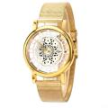 Woman Ladies Phoenix Automatic Mechanical Hollow-out Stainless Steel Wrist Watch. 