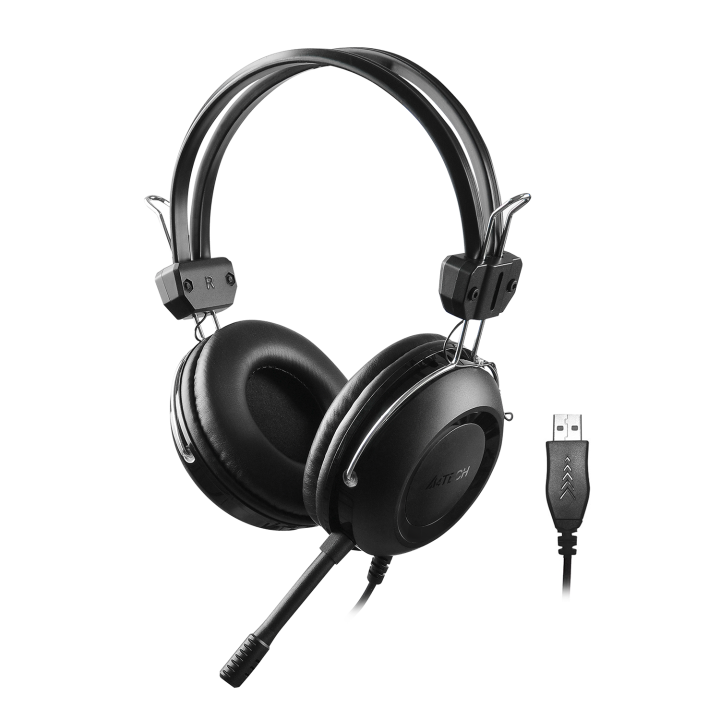 A4Tech HU-35 Headphones - ComfortFit Stereo USB Headset