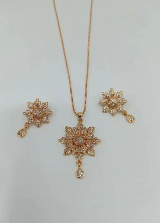 Zircon%20Jewellery%20Set%20Fine%20Light%20Weight%20Fashion%20Jewelry%20for%20Women%20-%20Golden%20-%20Image%205