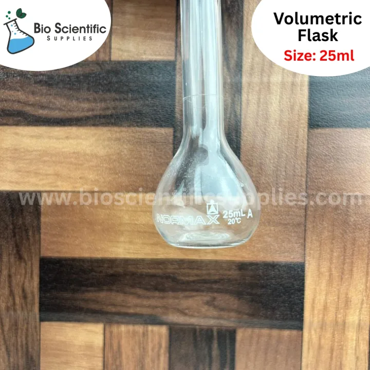 Volumetric%20Flask,%2025ml%20%E2%80%93%20Clear-Fitted%20with%20Polypropylene%20Stopper%20-%20Class%20A,%20Tolerance%20%C2%B10.10%20ml%20-%20White%20Graduation%20Mark%20-%20Borosilicate%20Glass%20%E2%80%93NORMAX%20-%20Image%203