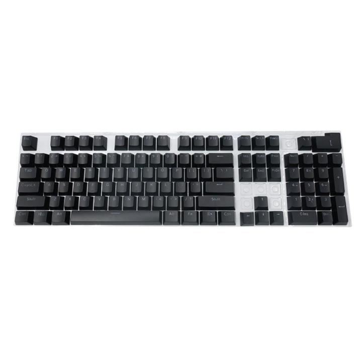 104Pcs/Set Universal Ergonomic Backlit Key Cap Keycaps for Mechanical Keyboard