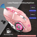 Premium Wireless Gaming Mouse RGB with 6 Buttons + Free Mouse Pad & 3-Levels DPI Control - Breathing LED Light 2.4G Optical Wireless Mouse with Side Buttons for PC Gaming, Laptop, Pubg, Mobile - By Unique Mall. 