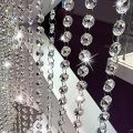 10 PCS 6 fit Crystal Glass Bead Curtain Luxury Living Room Bedroom Window Door Wedding Decor - intl. 