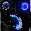 2 Pcs Cycle Bike Glow In The Dark Car Tyre Valve Cap Motion Running Sensor Activated Wheel Spokes Neon LED Light. 