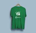 Half Sleeves T Shirt For Girls new stylish design (Queen) Casual Wear ,Export Quality , Round Neck. 