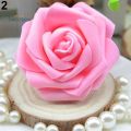 Tworsen 50Pcs Artificial Flowers Bouquet Party Foam Rose Heads. 