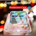 Oppo A3s Silicone TPU back cover , Bumper Case AirBag Shock-Proof Clear Back Pouch. 
