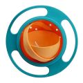 Magic Gyro Bowl 360 Rotate Spill-Proof Infants Toddler Baby Kids Training Feeding 360° Degree Rotatable Rotation Spill-Resistant Gyroscopic Children Rotary Balance Food Grade Children's Tableware Universal Practical Design Dishes Eating Bowls Learning. 