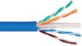 Cat6e 1 Meter 100% Copper Ethernet Cable, 23AWG Network Cable with RJ45 Gold Plated Connector, 4 Pair Stranded Bare Copper, Bootless Unshielded Twisted Pair (UTP) Internet Patch Cable, Blue, Cable Wholesale. 