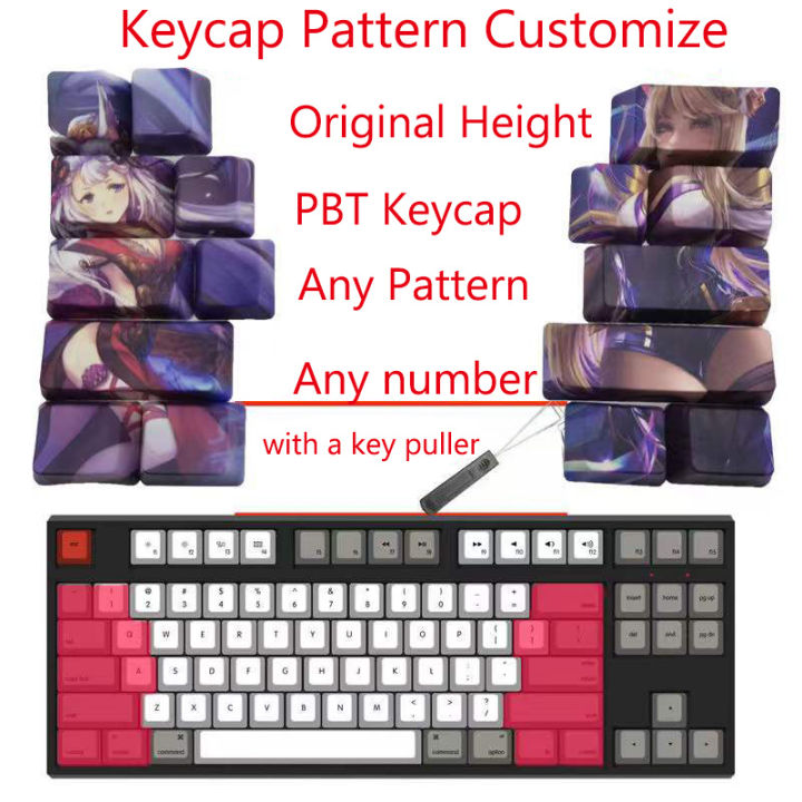 Keycaps Pattern Custom PBT Five-sided Sublimation Mechanical Keycap ...