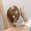6Pcs Fashion Flower Crystal Pearl Wedding Hair Pins Flower Bridal Hairpins Bridesmaid Hair clip Hair accessories. 