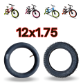 Cycle Tyre 12 inch Bicycle Cycle Mountain Bike Tire Black -12 X 1.75 Tire Outer & Inner. 