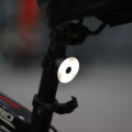 【Footprint】 {Ready Stock}LED MTB Bike Tail Light Rear Safety Warning Lamp 2 CR2032 Battery Included. 