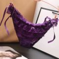 Kawaii Women Pink Lace Panties Underpants Japanese Girls Students Transparent Low Waist Underwear Panties Lingerie. 