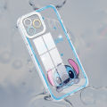 AMORVOR for Redmi Note 8 Back Cover Blue Monster Crystal Case Camera Protection Transparent TPU Soft Phone Cases. 