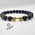 Live & Lift Beads Adjustable Dumbbell Bracelet for Boys and Girls. 