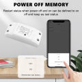 ROVF - WiFi Smart Switch - 10A controller - Timer Breaker Control - Work for Alexa Google Home. 