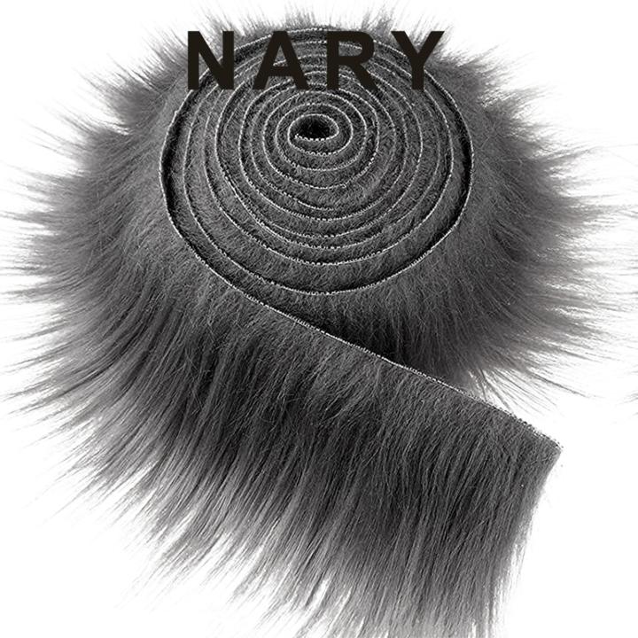 Fluffy Trim Attractive Faux Fur Fluffy Trim Trimming Garment Materials