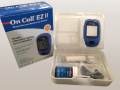 OnCall EZII Glucometer - On Call plus Sugar meter with free 10 strips, sugar checking monitoring machine. 
