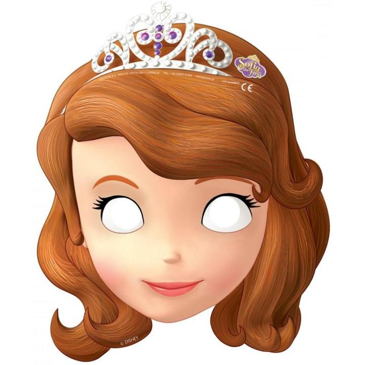 Sofia The First Paper Mask (Pack of 6),-(K.S.)