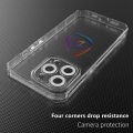 iphone Cover Case1.8mm Four-sided Airbag Camera Protection full Mobile Protection phone case cover For iphone-7 plus to 14 pro max All Model Anti-fall High Transparency Reduction No Yellowing TPU Back Cover. 