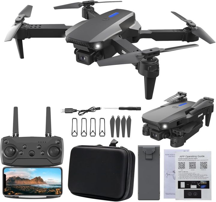 Drone%20with%20DM99%20HD%20FPV%20Camera%20Remote%20Control%20with%20Altitude%20Hold%20Headless%20Mode%20Start%20Speed%20Adjustment,%20App%20Control,%203%20Speed%20Gears,%20Gesture%20Control%20-%20Image%204