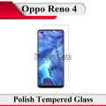 Oppo Reno 4 Tempered Glass Screen Protector Premium High Quality Polish Glass For Reno 4. 