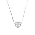 Single Stone Solitaire Cz Cubic Zirconia Delicate Dainty Box Chain 925 Sterling Silver Bezel Heart Single Stone Star Necklace. 