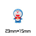 Cartoon Doraemon full body jingle head butt bell resin mobile phone case accessories shoe buckle patch diy headwear. 