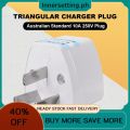 Australian Electrical Socket 10A 250V AU Adapter Outlet Triangular Charger Plug Australia Power Converter for Official Travel. 