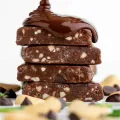 Be Good Chocolate Almond Energy Bar Pack of 2 | 45g Each | Almonds, Walnuts, Oats, Chocolate & Cocoa | Crunchy High Fiber Energy Bars. 