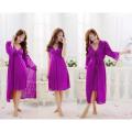 Hot Sexy Nighty Set 2 Piece for Ladies / Short Night Suit Black (GOWN + Inner Dress). 